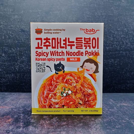 The Bab Spicy Witch Noodle Pokki Mild (80g) - Che Gourmet