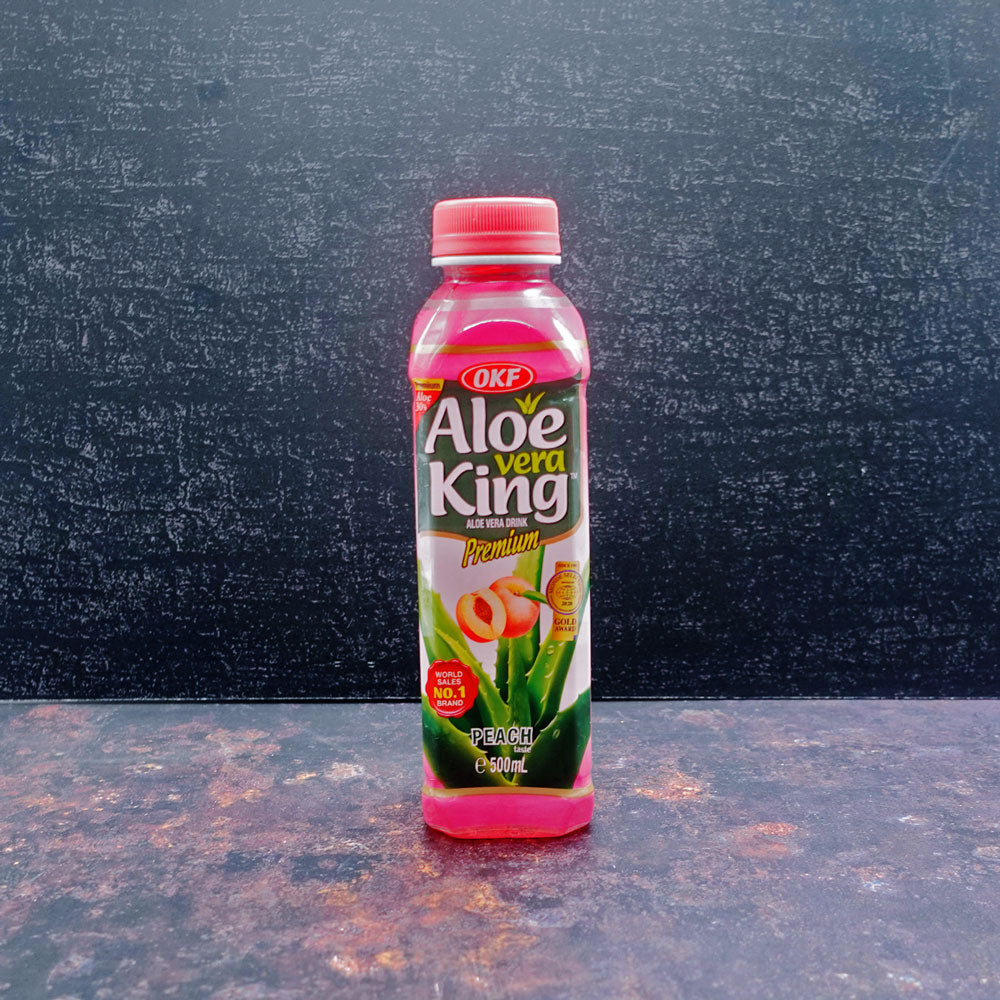 (OKF) Aloe Vera King Peach Drink 500ml - Che Gourmet