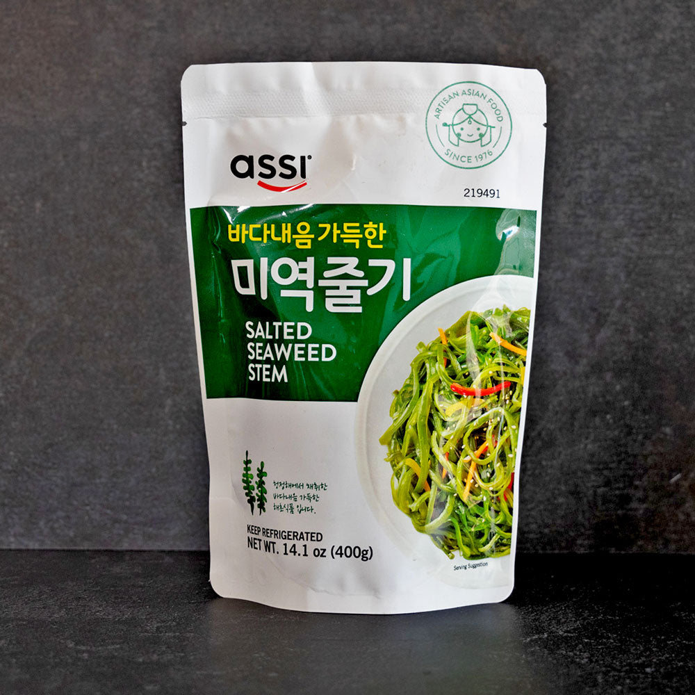 Assi Salted Seaweed Stem 400g