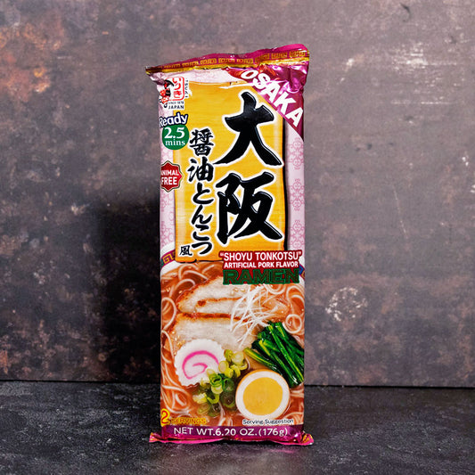 Itsuki Foods Japanese Osaka Shoyu Tonksu (Soy Sauce & Pork) Ramen 176g
