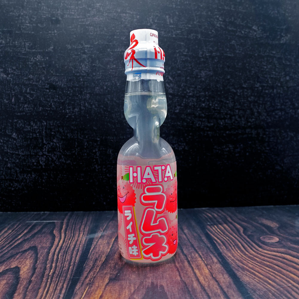 (Hata) Ramune Lychee Flavour Soda Drink 200ml - Che Gourmet