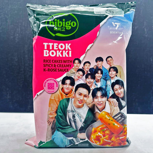 (Bibigo) Instant Tteokbokki Rosé Flavour 325g – Seventeen Edition - Che Gourmet