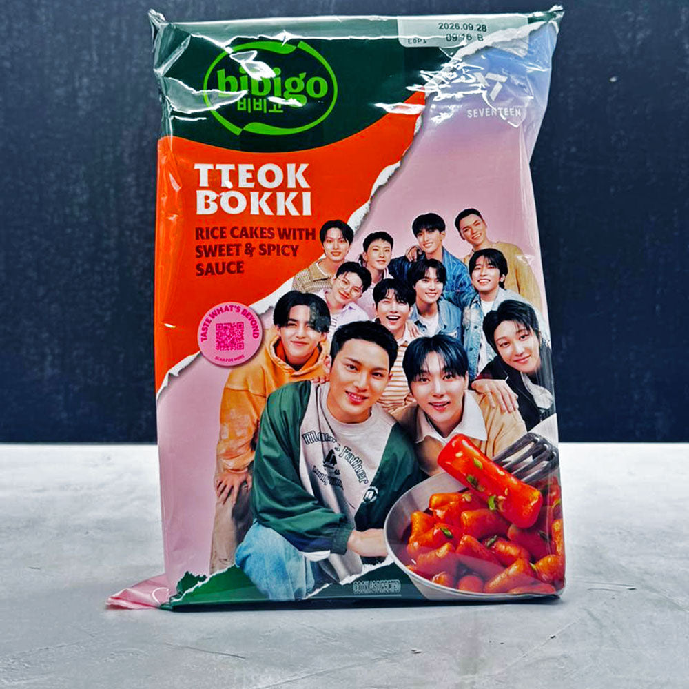 (Bibigo) Instant Tteokbokki Sweet & Spicy Flavour 360g – Seventeen Edition - Che Gourmet