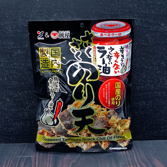 (Sakusaku Noriten) Seaweed Tempura Snack Chilli Oil Flavour  70g - Che Gourmet