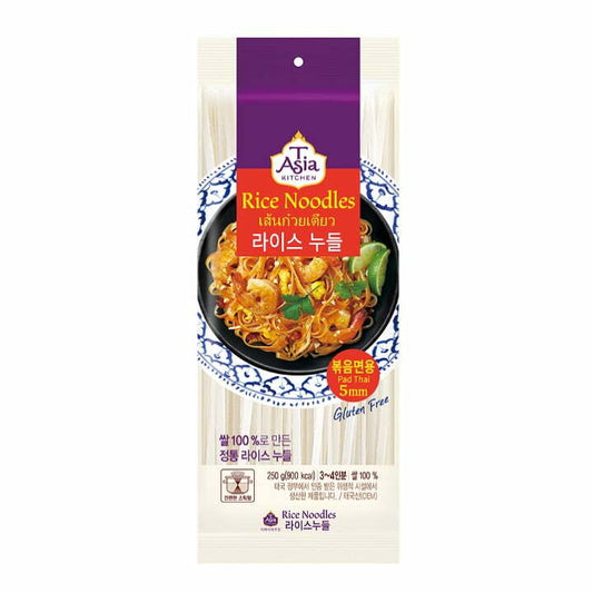 T-Asia Kitchen Rice Noodles For Pad Thai (5mm) 250g