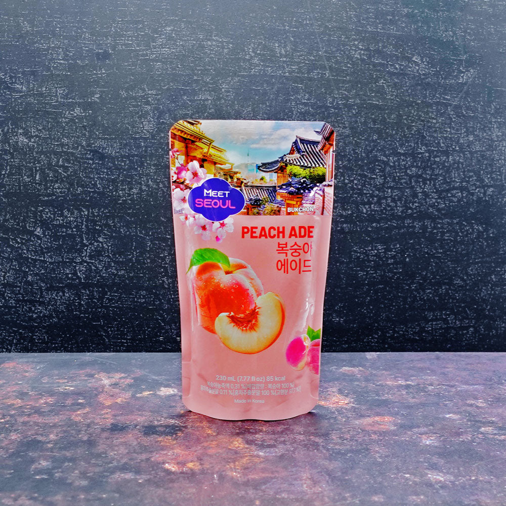 (Meet Seoul) Peach Ade Pouch  230ml - Che Gourmet