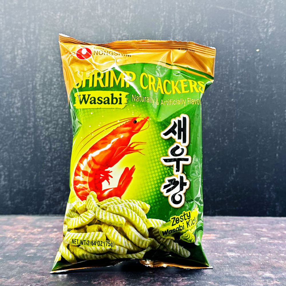 (Nongshim) Wasabi Shrimp Crackers 70g - Che Gourmet