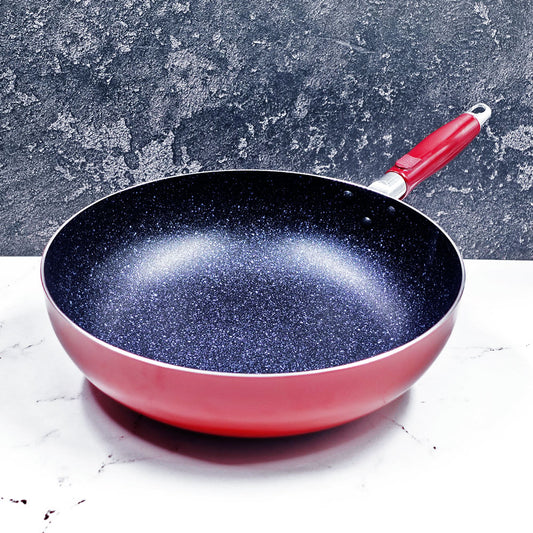 Silver Star Marble Coated Wok - Che Gourmet