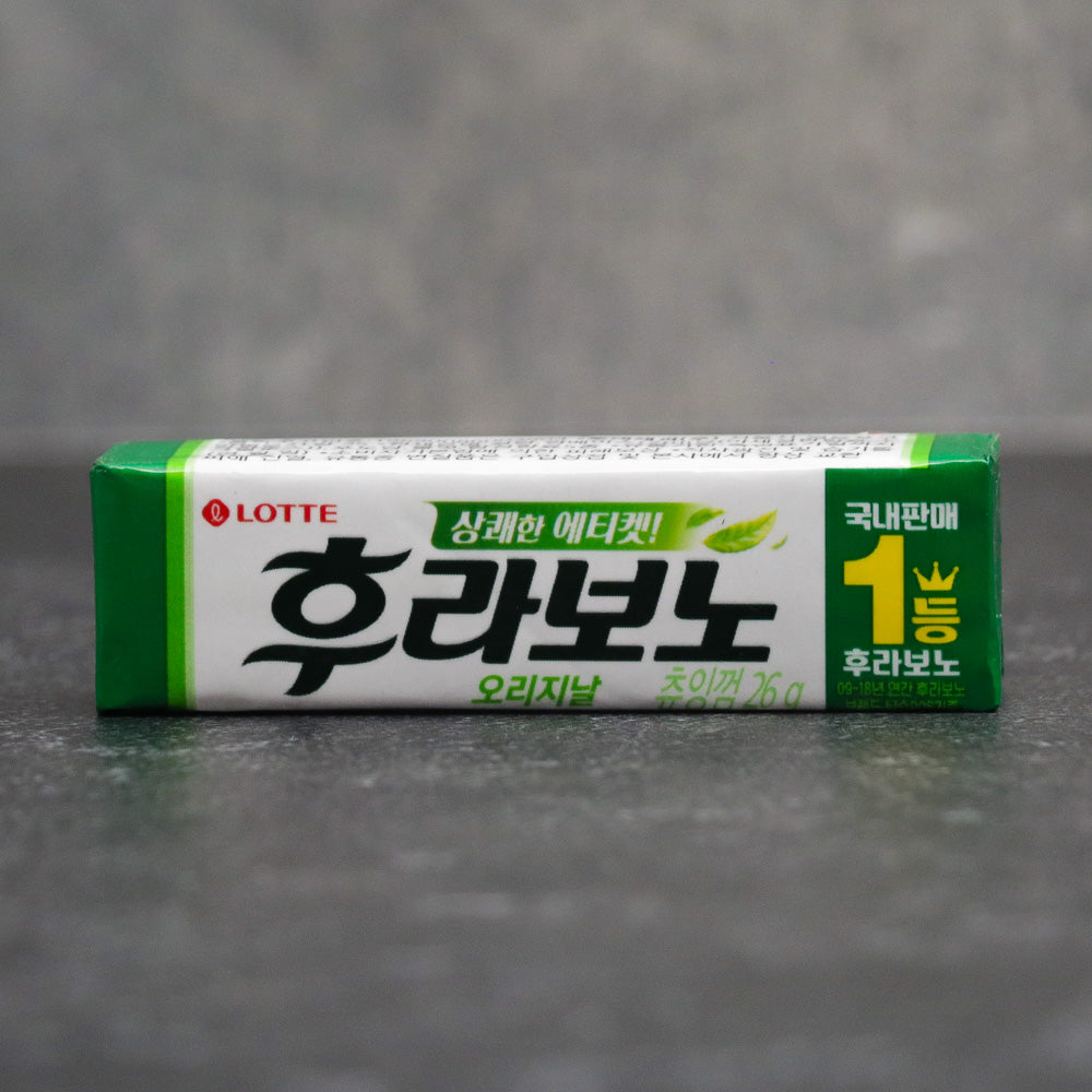 Lotte Flavono Original Green Tea Chewing Gum 26g