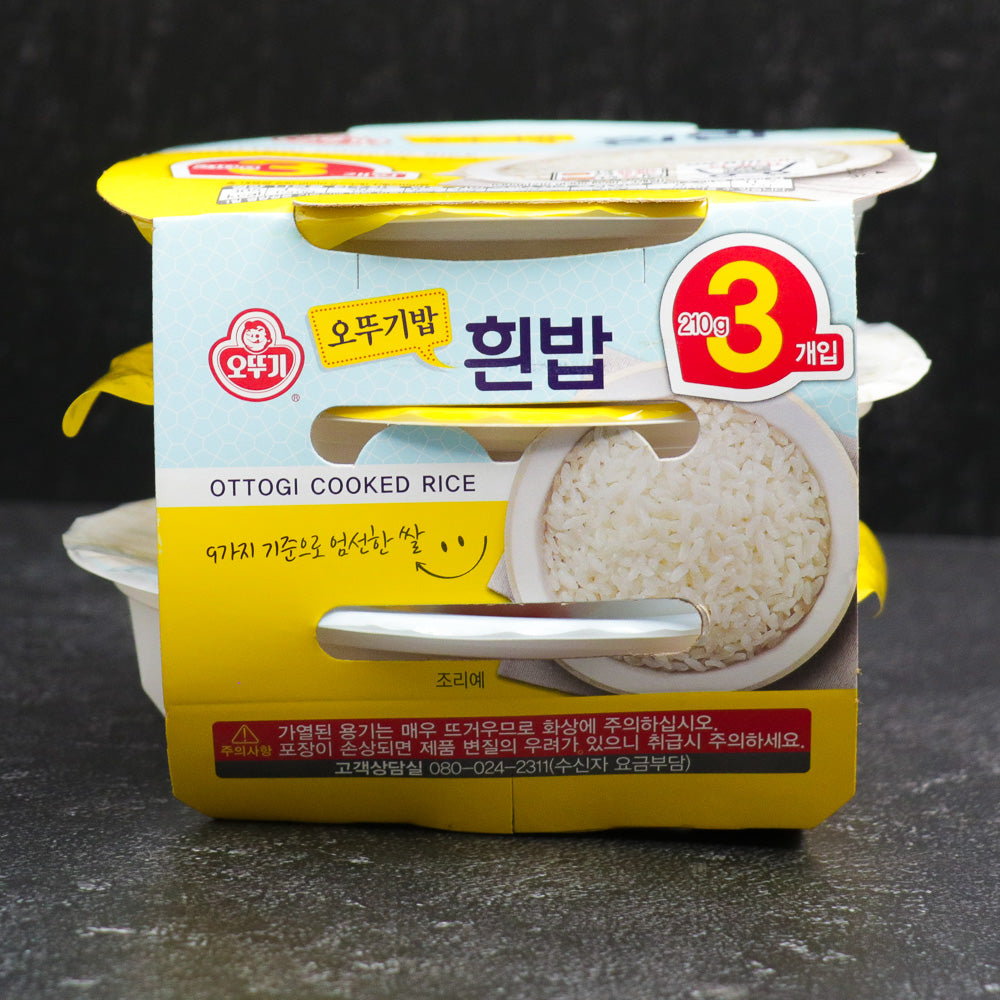 Ottogi Cooked Rice ( 3 x 210g) - Che Gourmet