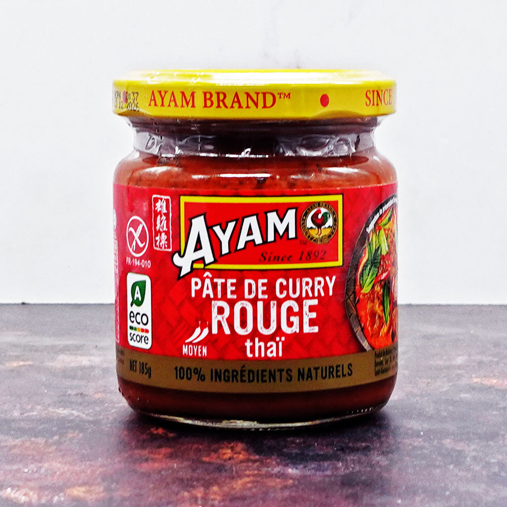 (Ayam) 100% Thai Red Curry  Paste 185g - Che Gourmet