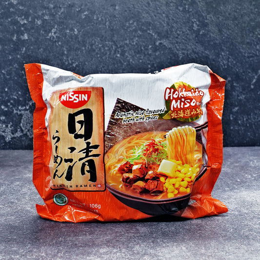 (Nissin) Ramen Hokkaido Miso Flavour Single Packet 106g - Che Gourmet