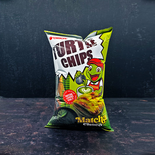 (Orion) Turtle Chips Matcha Choco 160g - Che Gourmet