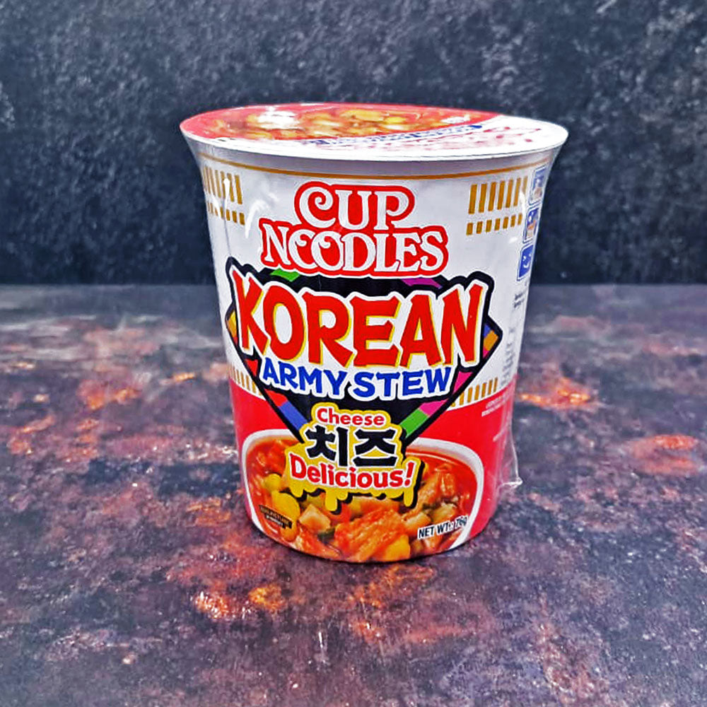 (Nissin) Korean Army Stew Cheese – Budae Jjigae – Flavour Cup 75g - Che Gourmet