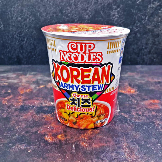 (Nissin) Korean Army Stew Cheese – Budae Jjigae – Flavour Cup 75g - Che Gourmet