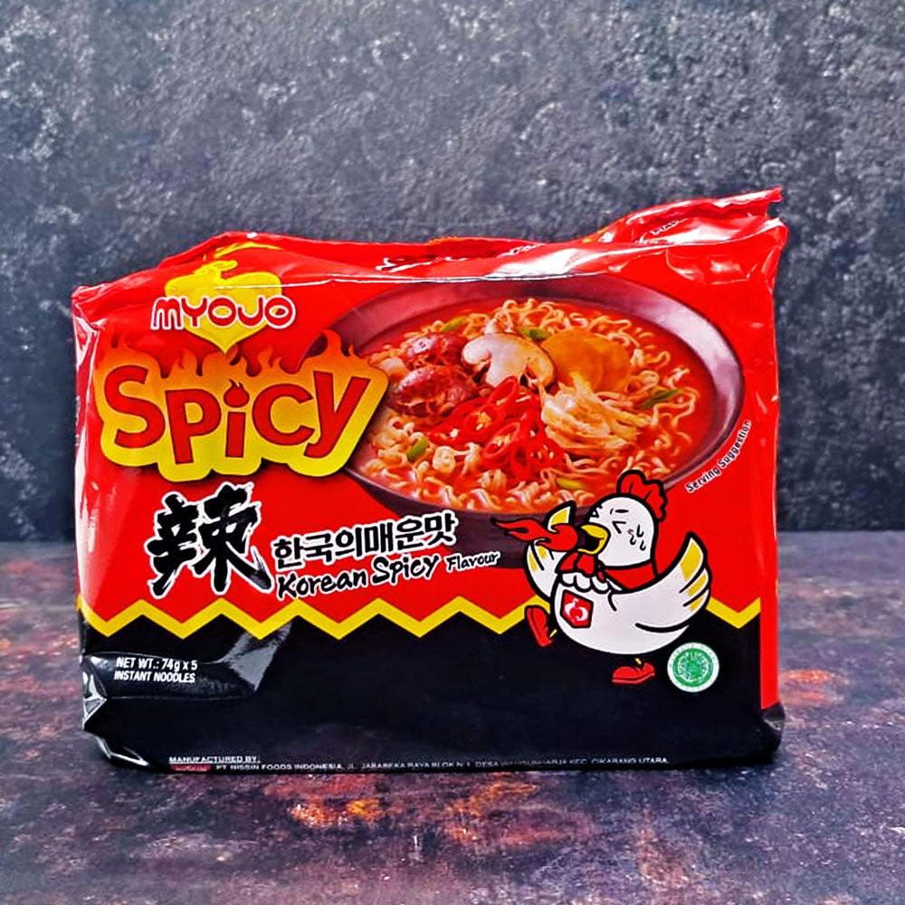 Nissin Myojo Korean Spicy Flavour Instant Noodle 5 Pack 400g