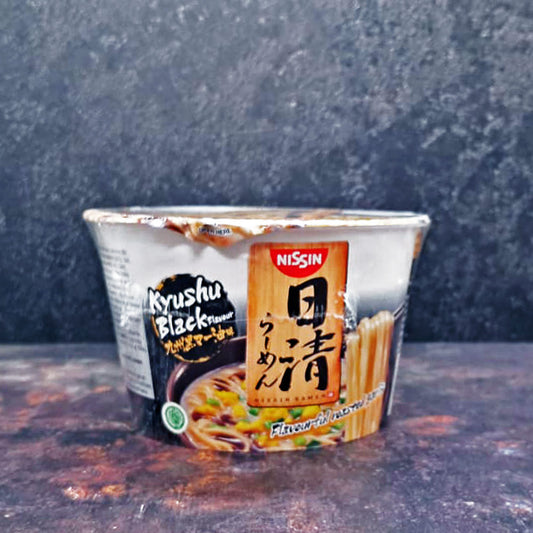 Nissin Ramen Kyushu Black (Roasted Garlic) Flavour Bowl 110g