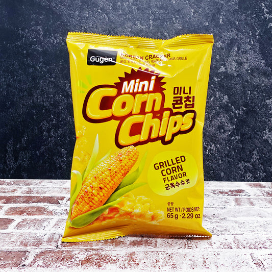 Gugen Mini Grilled Corn Flavoured Korean Crackers  65g - Che Gourmet