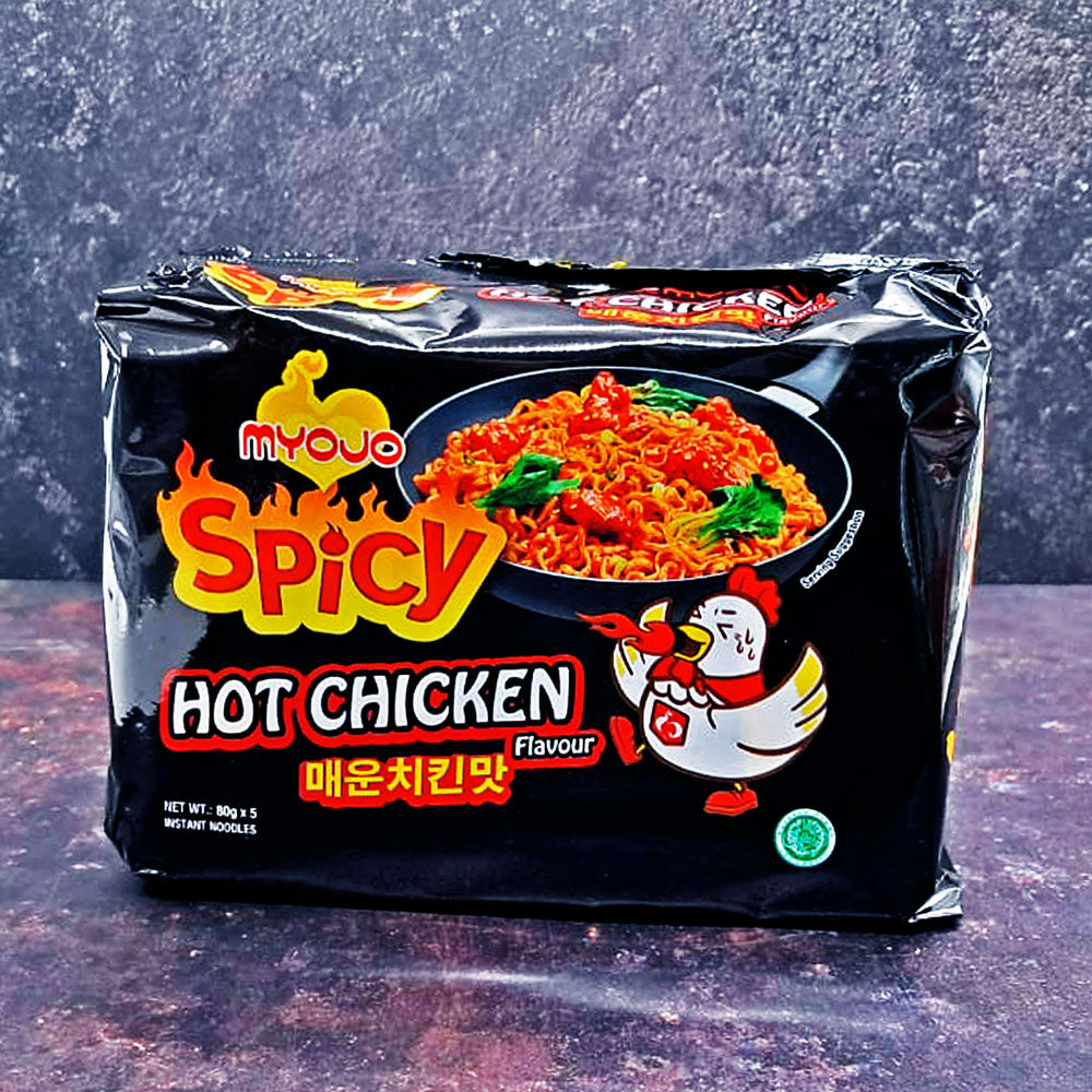 Nissin Myojo Spicy Korean Hot Chicken Flavour 5 Pack 400g