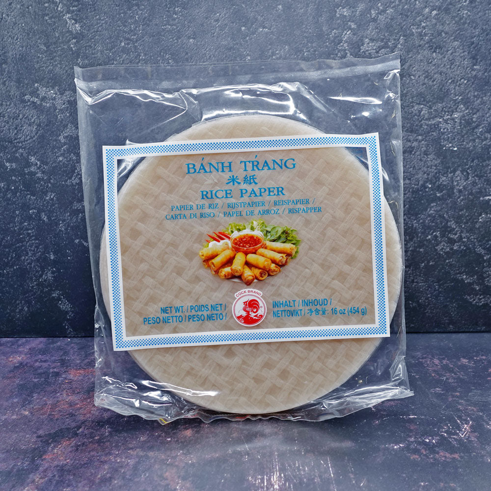 Cock Brand Bahn Tang Rice Paper 22cm 454g - Che Gourmet