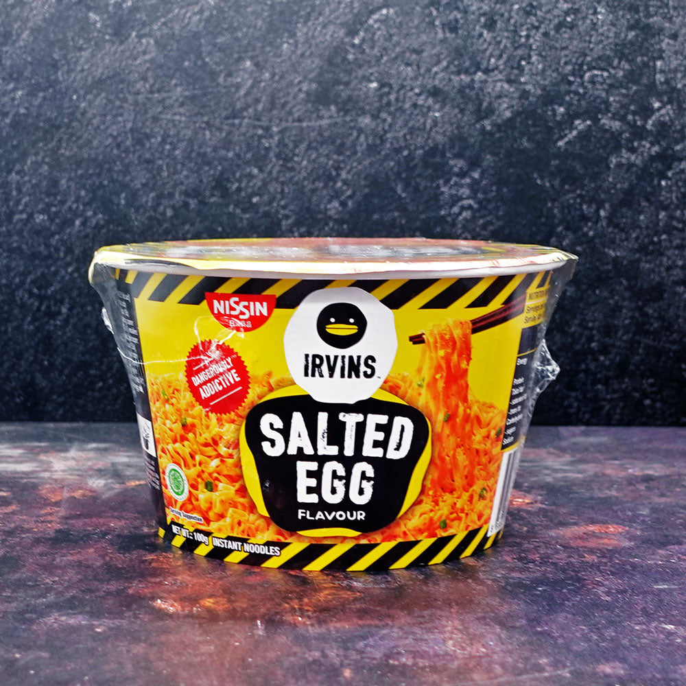 (Nissin Irvins) Limited Edition Salted Egg Bowl 100g - Che Gourmet
