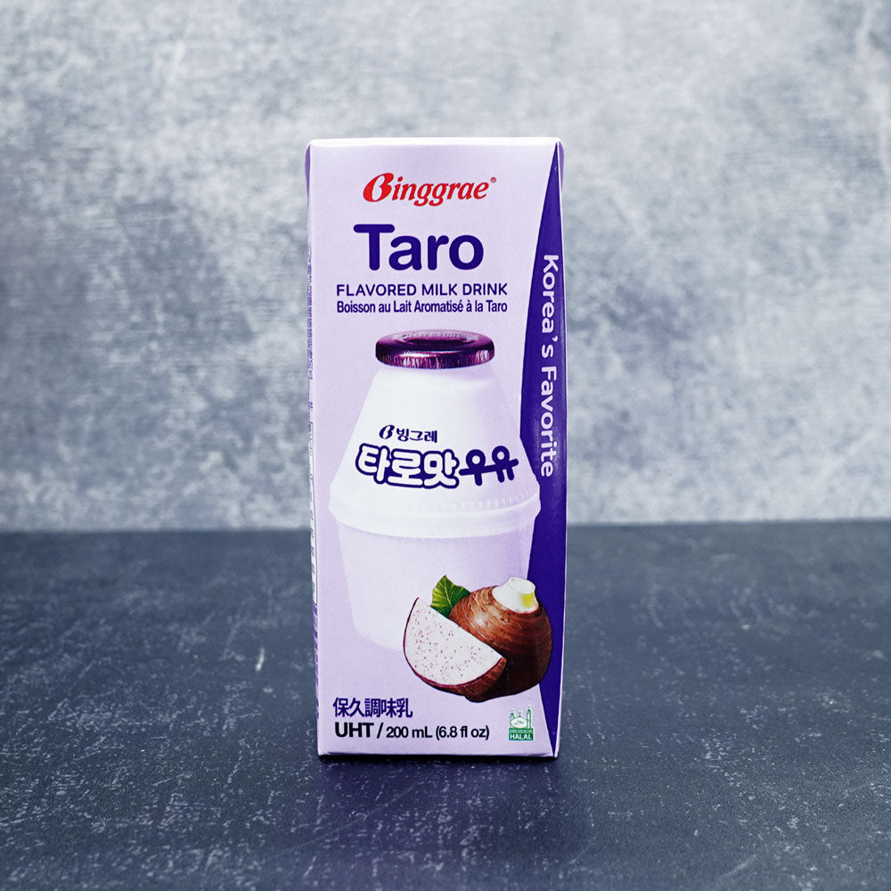 Binggrae Taro Flavoured Milk 200ml - Che Gourmet