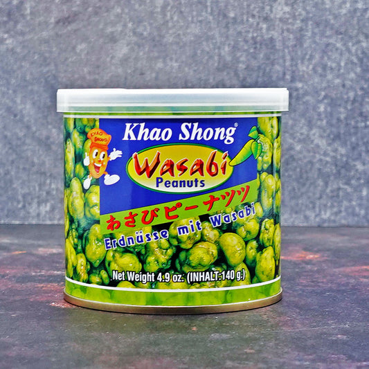 Khao Shong Wasabi Coated Peanuts 140g - Che Gourmet