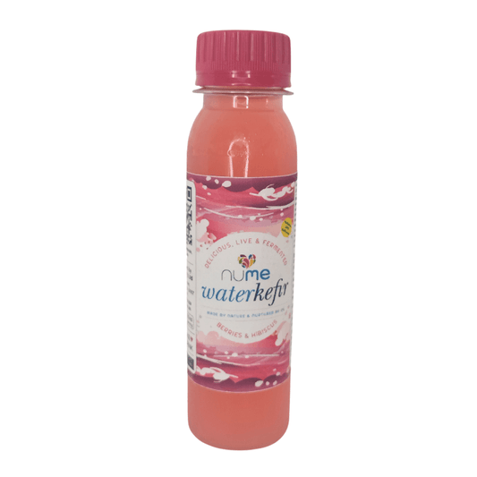 Berry & Hibiscus Water Kefir 100ml fermented water kefir from The Digestive Collective