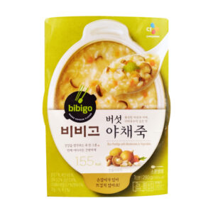 B_Mushrooms and Vegetables Porridge Bowl Type 280g_bibigo - Che Gourmet